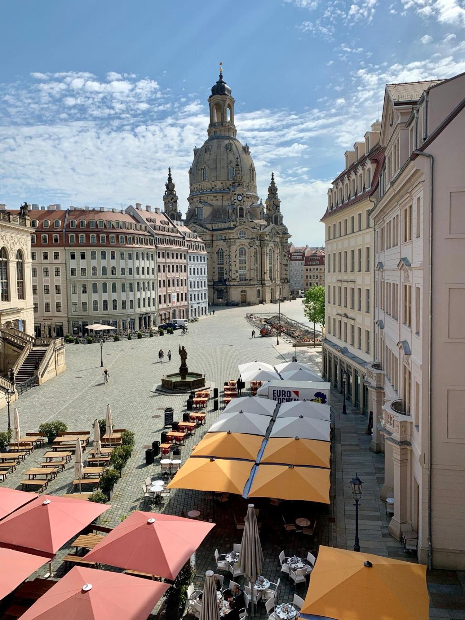 Familienapartment An Der Frauenkirche Dresden Buitenkant foto