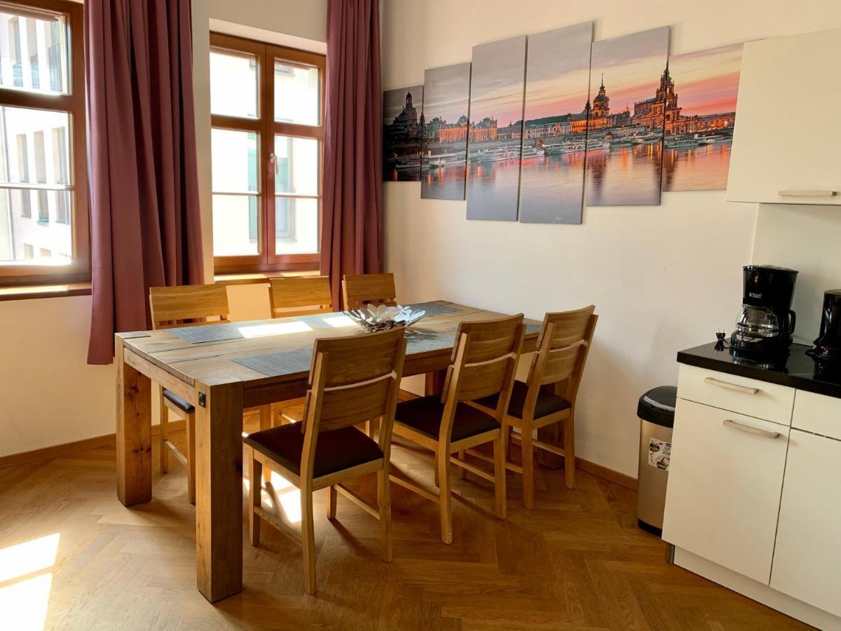 Familienapartment An Der Frauenkirche Dresden Buitenkant foto